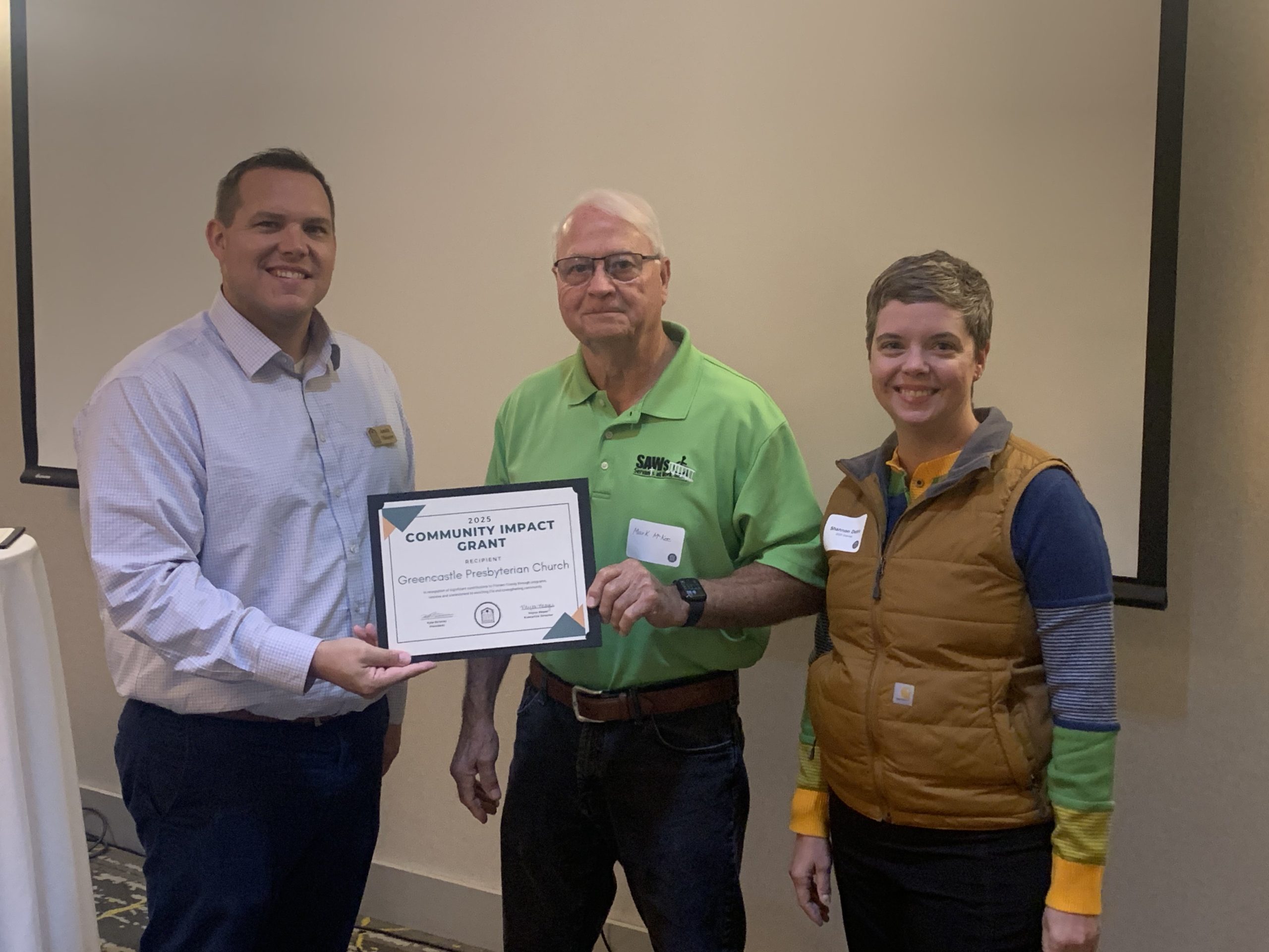 Greencastle Presbyterian Church - SAWs Program