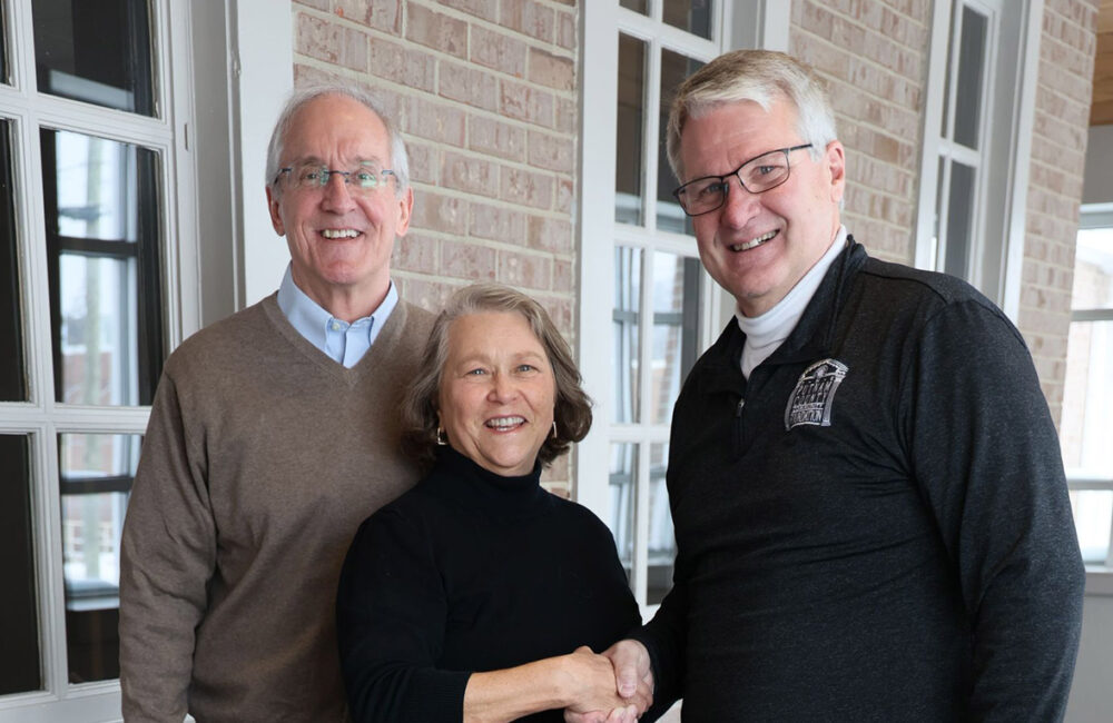 three community members establishing a new fund